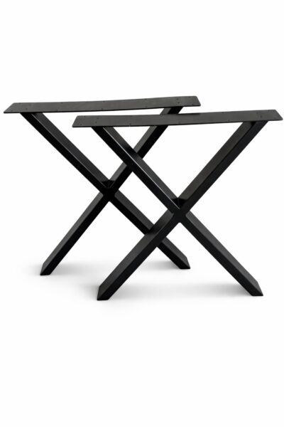 |  Stół industrialny loftowy bankietowy X 120x80x3,6cm dąb sonoma | krzeslaonline.pl