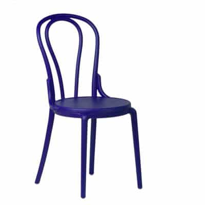 |  Krzesło kuchenne klasyczne rustykalne Vintage – niebieskie | krzeslaonline.pl
