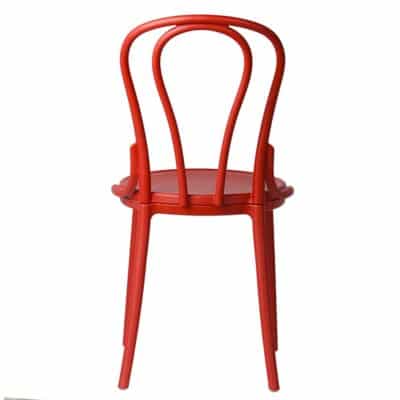 |  Krzesło kuchenne klasyczne rustykalne Vintage – czerwone | krzeslaonline.pl