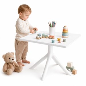 |  Stolik dziecięcy Solo Mini stół dla dzieci 60x60cm – biały | krzeslaonline.pl