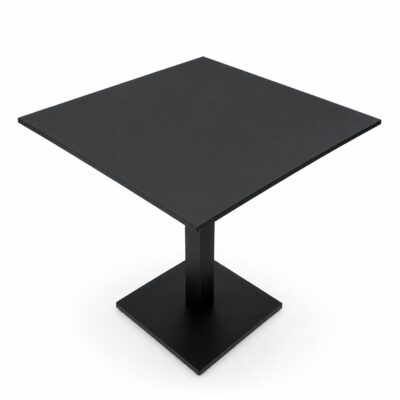 |  Stolik ogrodowy kawiarniany Patio blat HPL 68x68cm czarny | krzeslaonline.pl