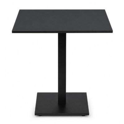 |  Stolik ogrodowy kawiarniany Patio blat HPL 68x68cm czarny | krzeslaonline.pl