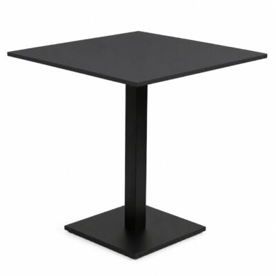 |  Stolik ogrodowy kawiarniany Patio blat HPL 68x68cm czarny | krzeslaonline.pl