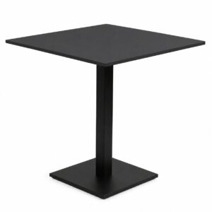 Stolik ogrodowy kawiarniany Patio blat HPL 68x68cm czarny