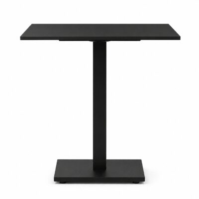 |  Stolik ogrodowy kawiarniany Patio blat HPL 68x68cm czarny | krzeslaonline.pl