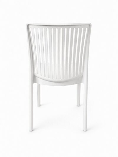 |  Krzesło ogrodowe kawiarniane Flora PP – ażurowe białe | krzeslaonline.pl