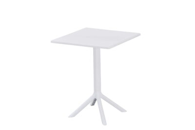 |  Stolik ogrodowy Solo PP stół zewnętrzny 60x60cm – biały | krzeslaonline.pl