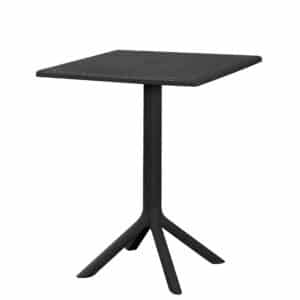 |  Stolik ogrodowy Solo PP stół zewnętrzny 60x60cm – czarny | krzeslaonline.pl