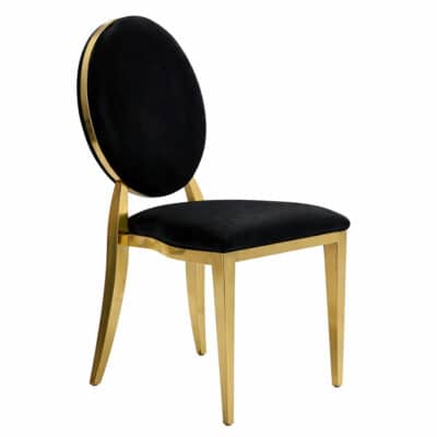 54fd8905124d10a4ae0e7338871824c5|  Krzesło weselne amerykańskie Glamour O-back czarne | krzeslaonline.pl