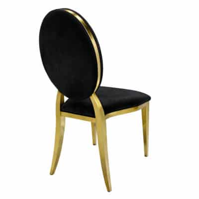 19af0449628056dae27984657345cea1|  Krzesło weselne amerykańskie Glamour O-back czarne | krzeslaonline.pl