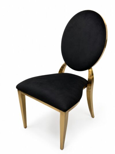 f373358a287f72c03b30d71d8aa28887|  Krzesło weselne amerykańskie Glamour O-back czarne | krzeslaonline.pl