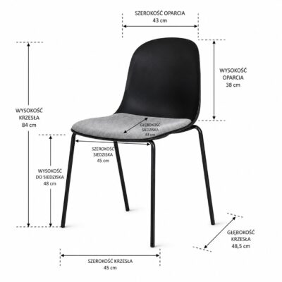 611c3d8bc05d87f03ccb132a3b35c681|  Krzesło konferencyjne biurowe Espresso czarne | krzeslaonline.pl